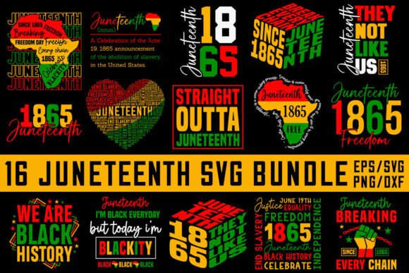 Celebrate History with the Juneteenth SVG Bundle, Juneteenth 1865