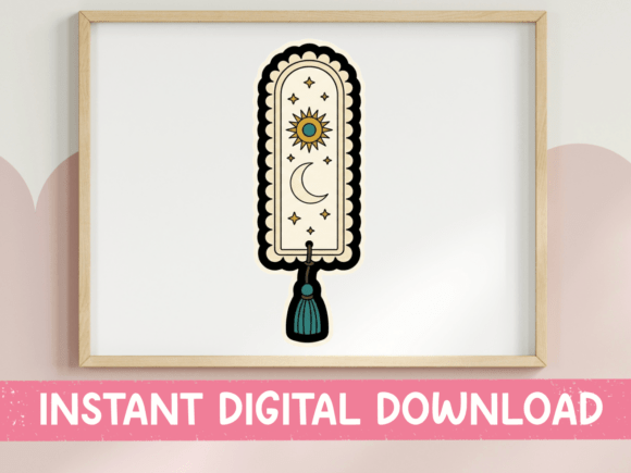 Celestial Bookmark Sun Moon Tassel: A Cosmic Touch for Every Creator