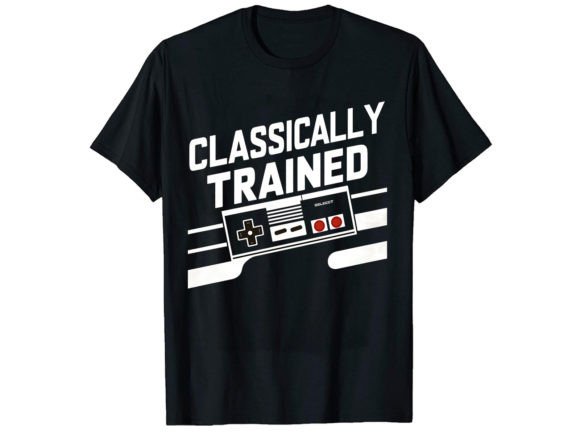 Classically Trained Gamer T-Shirt Design: Beyond the Pixels