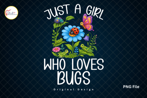 Cute Insect Lover Girl Entomology Shirt Design