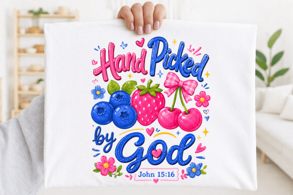 Hand Picked by God PNG: Faith-Based Design for Modern Creators