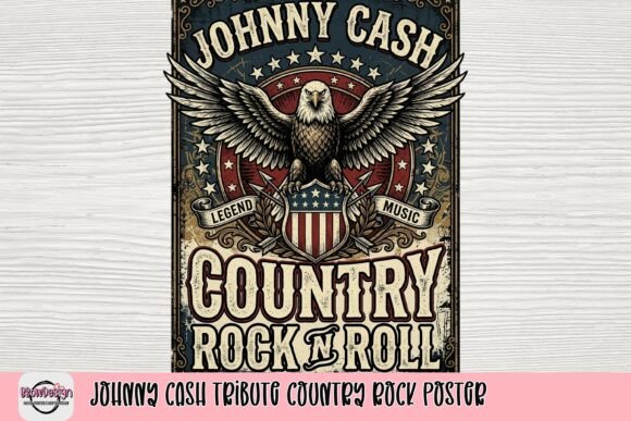 Johnny Cash Tribute Country Rock Poster: A Design Deep Dive