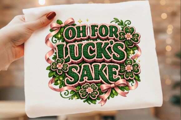 Oh for Luck's Sake: St. Patrick's Day Font with Charm