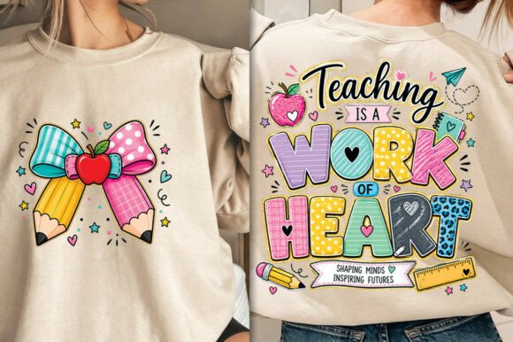 Preppy Teacher Coquette: The Bow Glitter PNG for a Polished Aesthetic