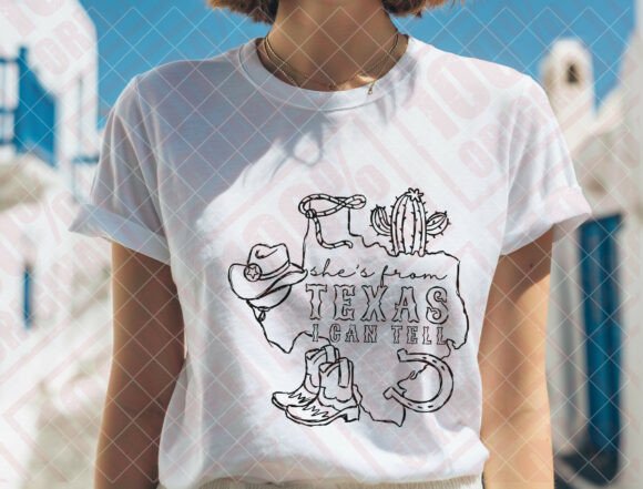 She's From Texas I Can Tell SVG: Capturing Lone Star Pride in Design